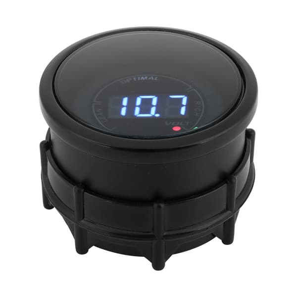 2-i-1 12V Luft/Bränsleförhållande Mätare Voltmeter LED Digital Display Hög Noggrannhet Universal för Bil