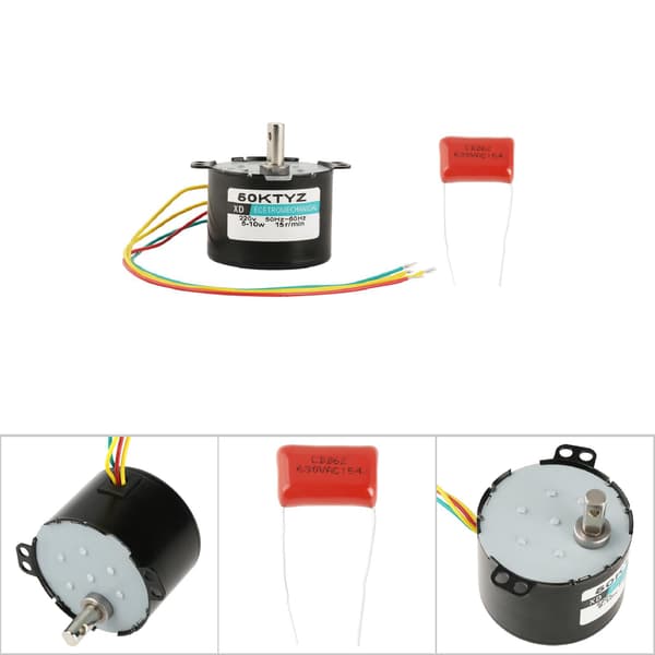AC220V Miniature Lavhastigheds Synkronmotor 15 omdr./min.