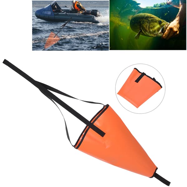 Orange Canoe PVC Drift Sock Havsanker System