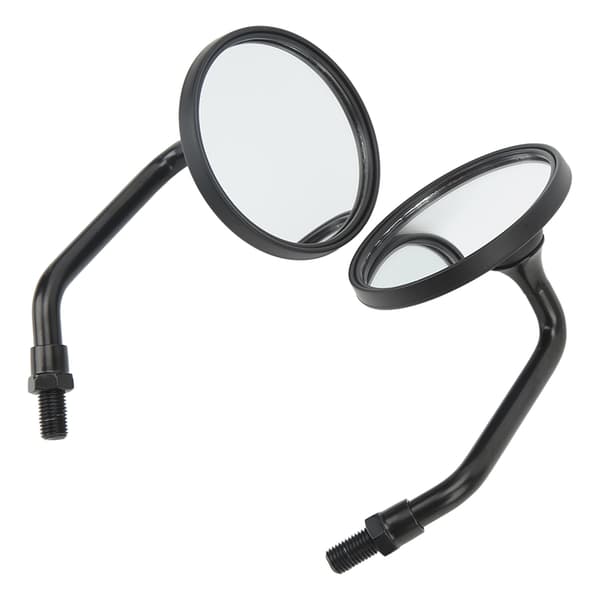 Universal 3.4in Bred Vision Motorcykel Backspegel Svart