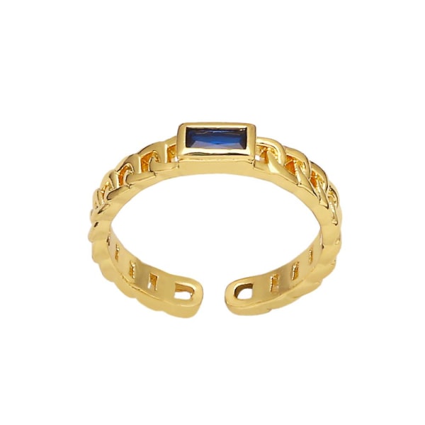 Sormus Vintage Zircon Metallic Element muotikorut Ac9221 Rose