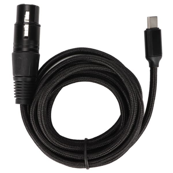 USB C till XLR Mikrofonkabel Lågt Brus HIFI Plug and Play 3m 9.8ft för Windows