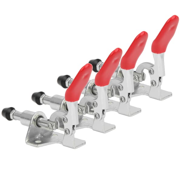 4 stk. Toggle Clamp Hurtig Låsning Belastning 45 kg Push Pull Hurtigudløser Håndværktøj GH301AM
