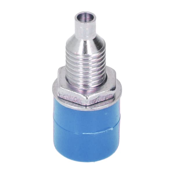 Bananplugger M6 4mm - 100 stk Blå Eltilkobling Tilbehør