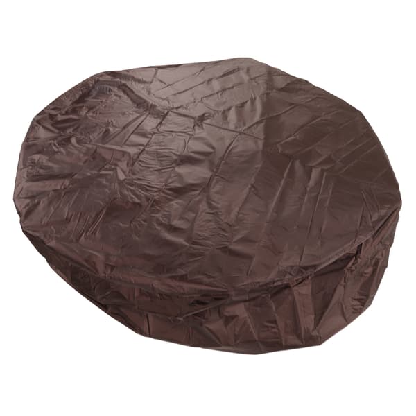Utemöbler Dammskydd Badkarsskydd 190 Silver Polyester Taft Badtunna Vattentätt Lock 210x30cm Kaffe