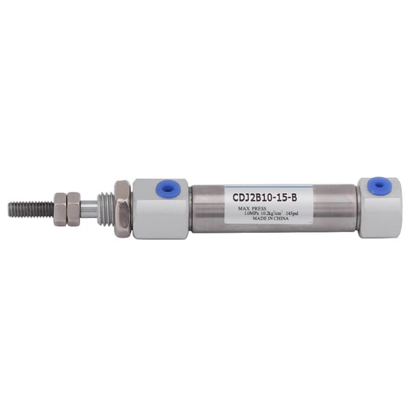 Mini Pneumatisk luftcylinder i rustfrit stål 15 mm 1 MPa maks.