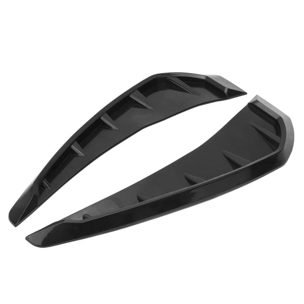 Universal Bil Udvendig Indvendig PU Blank Sort Gummi Ventilationsdæksel Trim