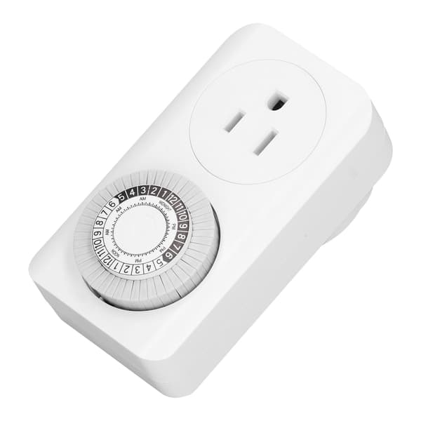 Mekanisk nedtellingstimer 15 min til 24 timer 125V US Standard Auto Shut Off Outlet