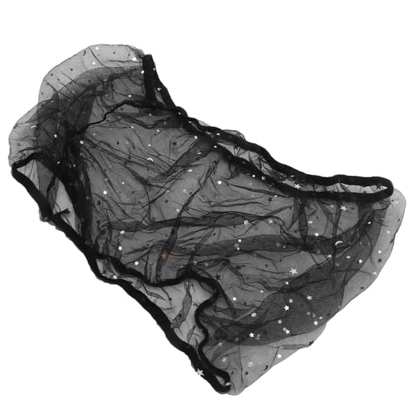 Vandtæt Fuglebur Cover Mesh Stjerne Måne Dekor Sort
