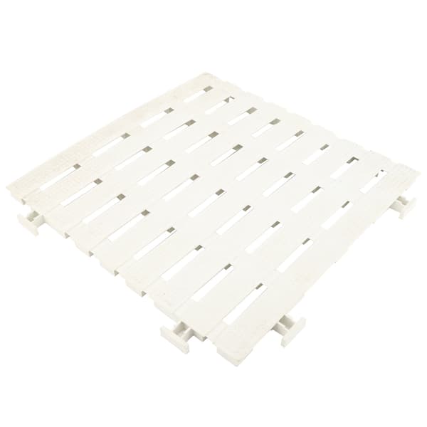 Halkfria PVC Poolgolvmattor 4 st Vita
