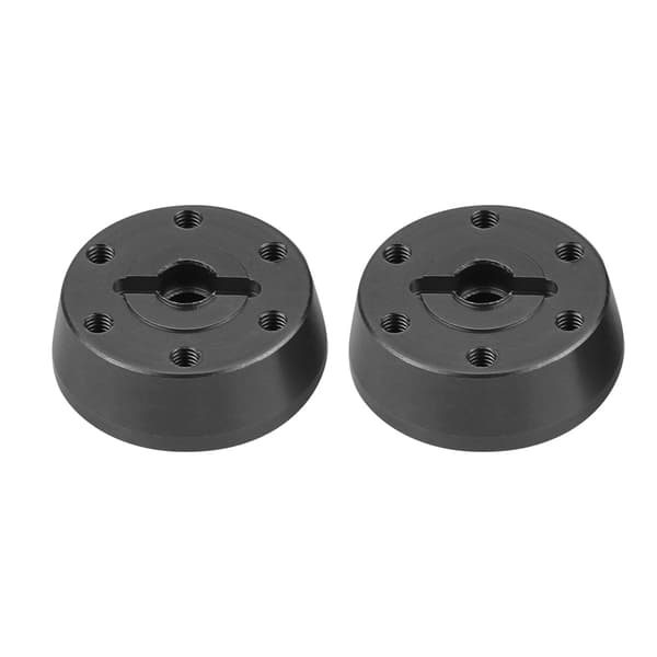 Aluminiumslegering Forhjul Hex Nav Adapter til Axial Rock Racer 90026 RC Bil Sort