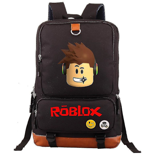 Virtual World Roblox Rygsæk Computertaske Student Skoletaske-farve-1 color-1