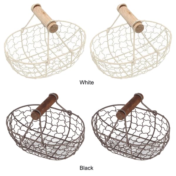 2-vånings Blomsterflicka Korg Bröllop Metallkorgar Heminredning
