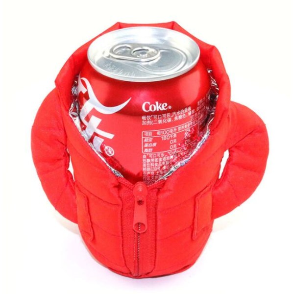 Cola kan dricka flaska jacka kopp cover öl jacka red