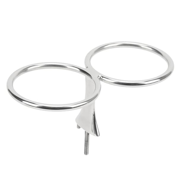 Dobbelt Ring Kopholder Rustfrit Stål Drikkeholder til Marine Yachts Både RV