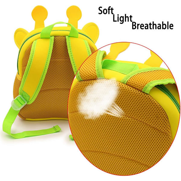 Little Kid Toddler Baby Pojkar Flickor Dagis Förskoleväskor Söta tecknade neoprenryggsäckar för 1-5 år gamla barn, storlek 21*8*26 cm