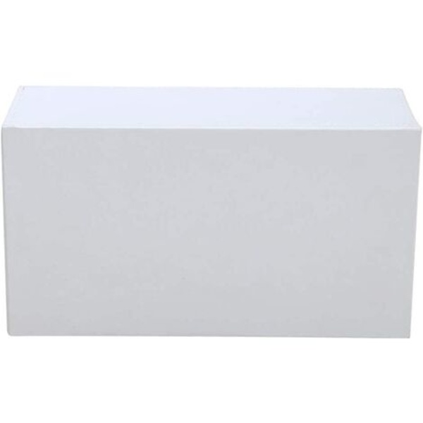 Läder Tissue Box Modern Pure White