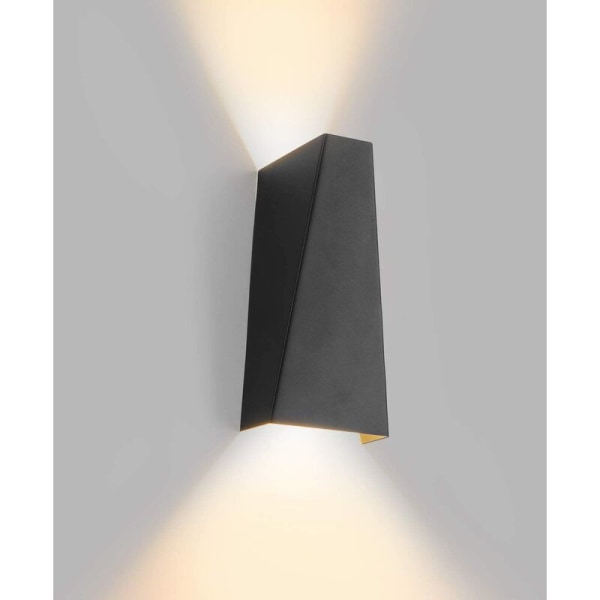 Sort varmt hvidt lys 10w moderne minimalistisk LED soveværelse sengekant stue væglampe kreativ dobbelt pandelampe, for in