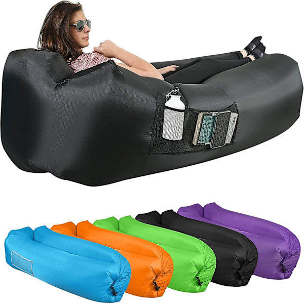 Utomhus Uppblåsbar Air Lounger/soffa - Heavy Duty Nylon