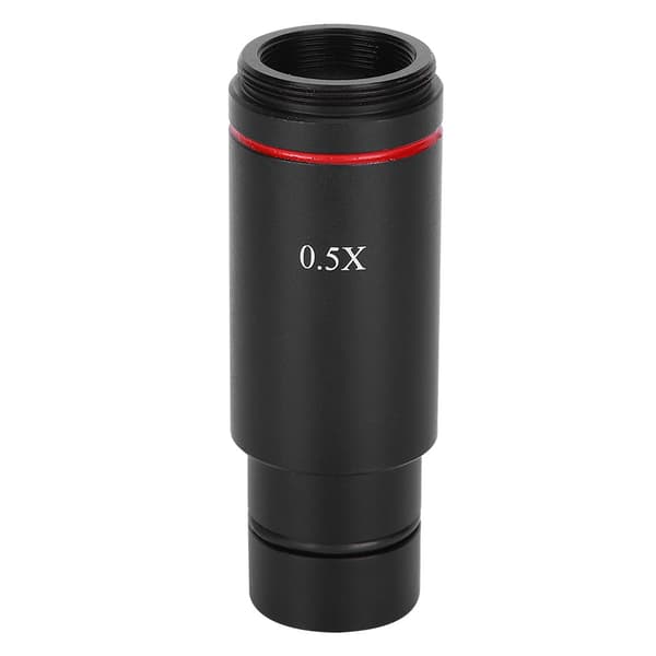 0.  5X C-Mount Mikroskop Kamera Adapter Lins 25mm för Elektronisk Okular CCD Kamera