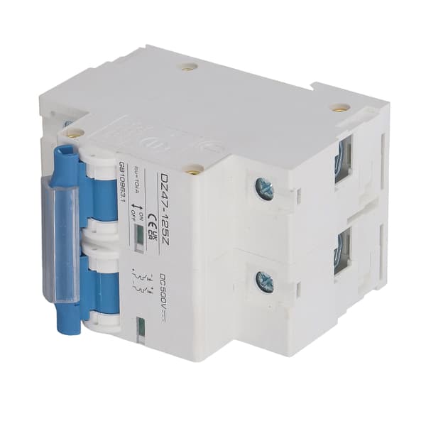 10KA 2P Professionel DC Afbryderkontakt til Solcelleanlæg DC500V D125 125A