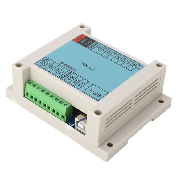 Programmerbar logisk kontroller 8 inngang 7 utgang datamaskin telefon programmering industriell styrekort 12 24V