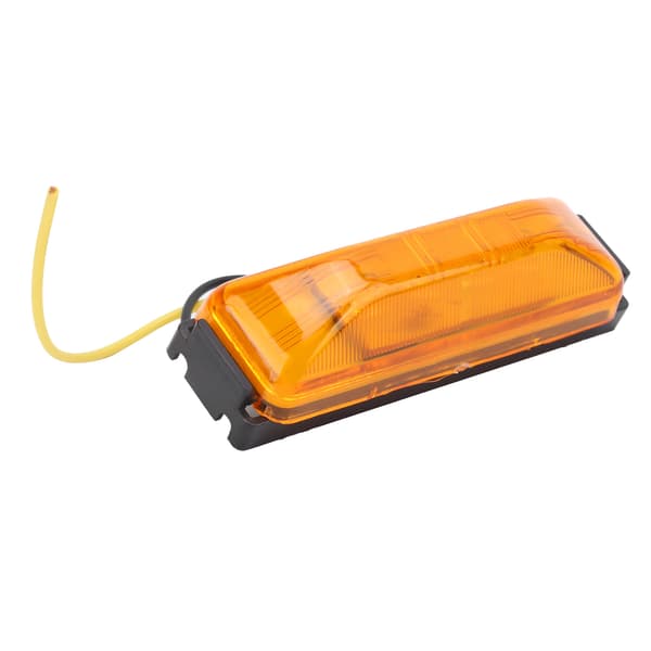 12/24V 4LED Sidemarkeringslampe Klar Gul Lys Vandtæt Universal til Lastbil Trailer Lastvogn Bil