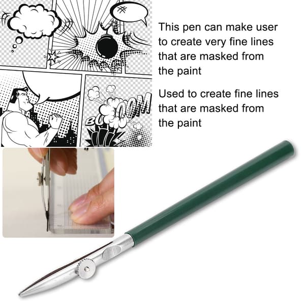 Multi-Function Line Masking Ruling Penna för konstnärer - Målningstillbehör och pappersvaror (118 M)