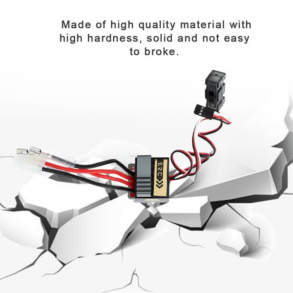 320A Lavspennings ESC Hastighetskontroller for 1 10 RC Bil Båt Lastebil