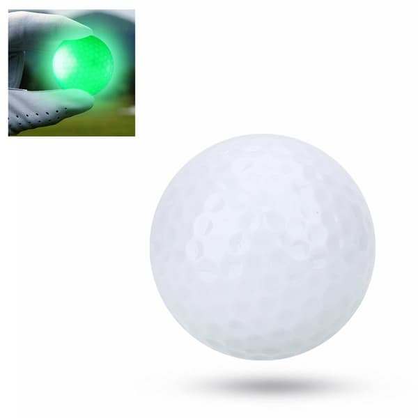 Vihreä LED-golfpallo yökäyttöön