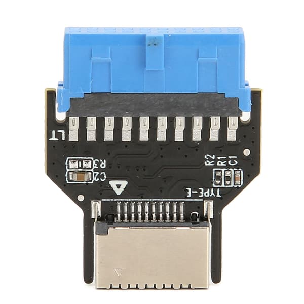 19PIN USB 3.0 Frontpaneladapter USB C Typ E Uppåt för PC Moderkort