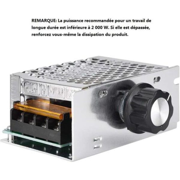 AC 4000W jännitesäädin 220V invertteri sähkömoottorin nopeudensäädin, 220V moottorin nopeudensäädin harjamoottorille