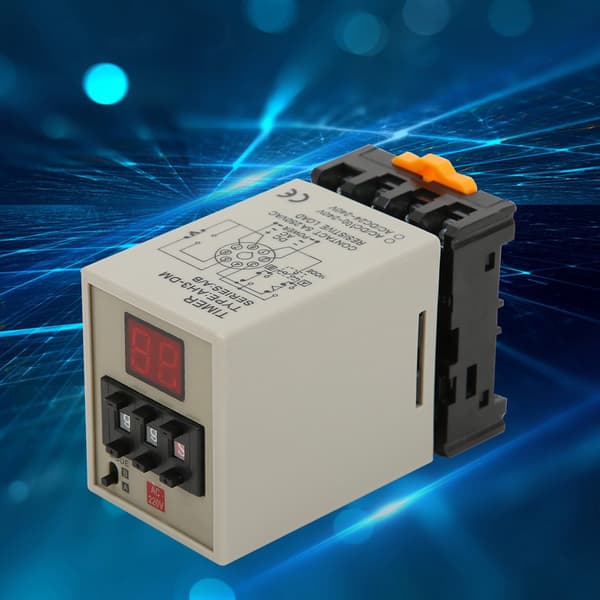 AH3 DM Digital Fördröjningstimerrelä AC220V Hög Precision AB Dubbelläge med Bas