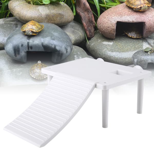 Flydende Reptil Platform med Klatrestige til Terrarium Akvarium