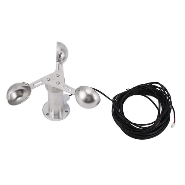 Vindhastighetssensor i legering 3-kopps anemometer 0-3,8V