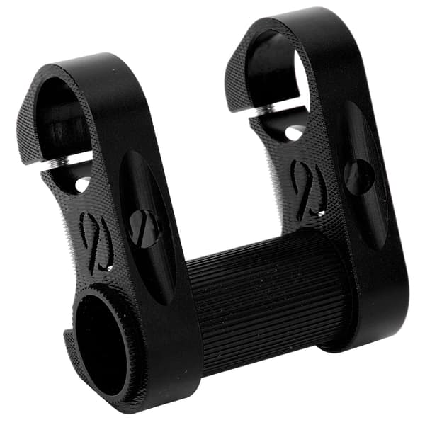 Foldbart 25,4 mm Aluminiumlegering Hul Cykelstyr SP8 Modificeret Dobbelt Skaft Sort