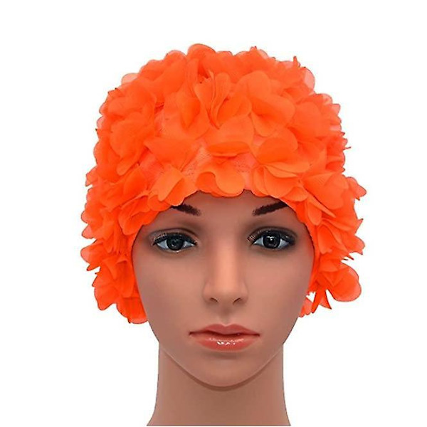 Cap i retrostil för kvinnor, orange