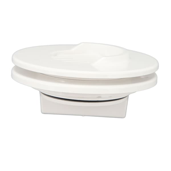 Spray Ventilationsprop ABS Effektiv Nem Installation Bådafløbsprop til Yachts Speedbåde Kajakker Hvid