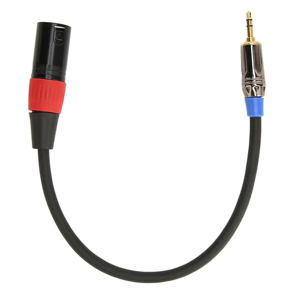 XLR Han til 3,5 mm Kabel Stereo Tabfrit Støjreduktion Mikrofon Afbalanceret Ledning til Kamera Computer 11,8 tommer