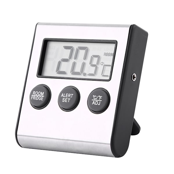Digitalt LCD Køleskabsfryser Termometer Magnetisk Stand
