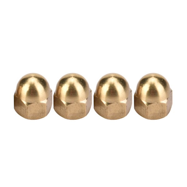 Mässing Ekollonmutter Kit M6 20st Hex Dome Cap Set