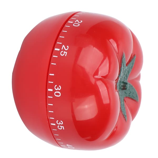 Tomatformad Mekanisk Rullande Timer Hem Skönhetssalong Roterande Nedräkningstimer