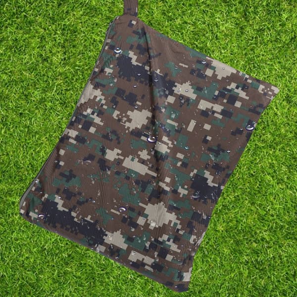 Militär Vattentät Armé Huva Ripstop Regnponcho för Camping Vandring Utomhus