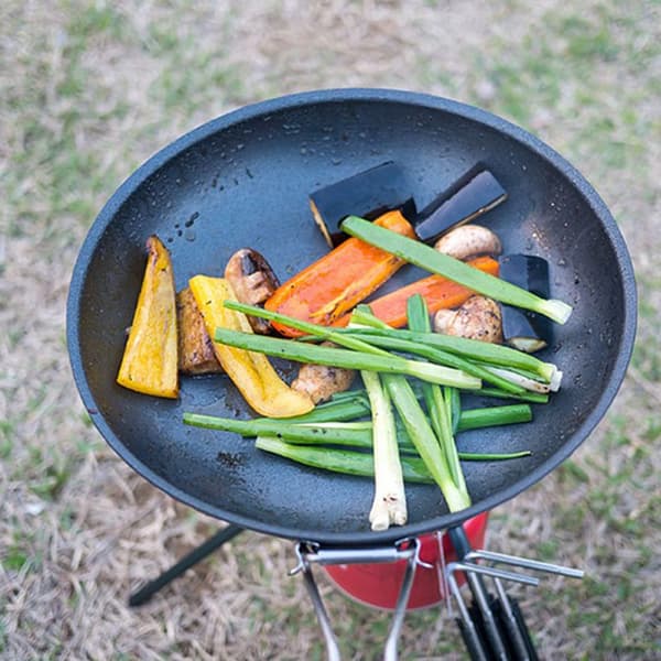 Bärbar Non-Stick Campingpanna Utomhus Matlagning Picknick Vandringsredskap