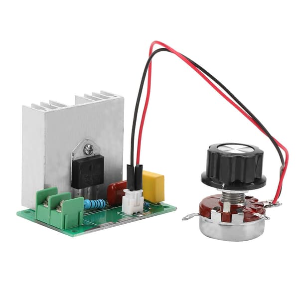 4000W 40A 0-220V AC Motorvarvtalsregulator Spänningsregulator LED-dimmer