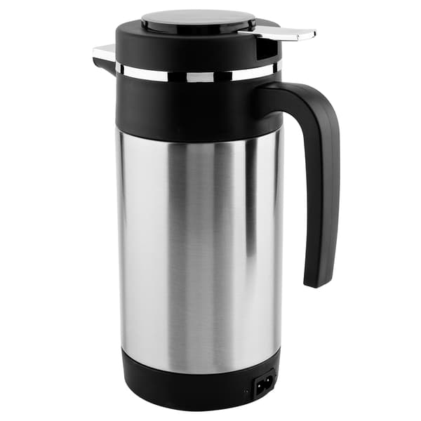1000 ml rostfri bilvattenkokare kaffe te termos vattenvärmekopp 12V