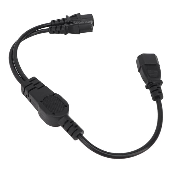 UPS Server C14 till 2 C13 Strömkabel Y Splitter Adapter Förlängningskabel för PC-skärmar Skrivare