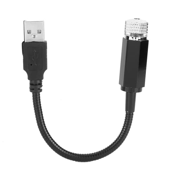 USB Bilstjerne Projektor Romantisk Ambient Lys Universal Dekorativ Lampe Rød