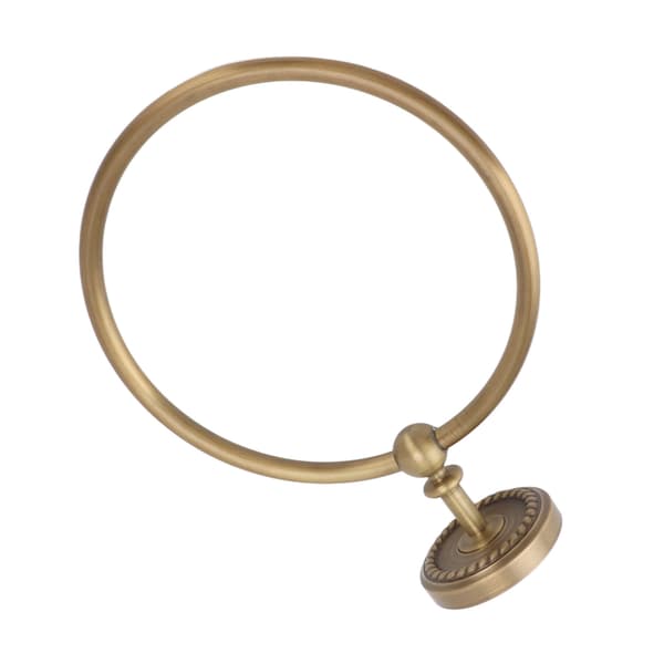 Koppar Rund Väggmonterad Badrum Handduksring Handduschhållare 970830