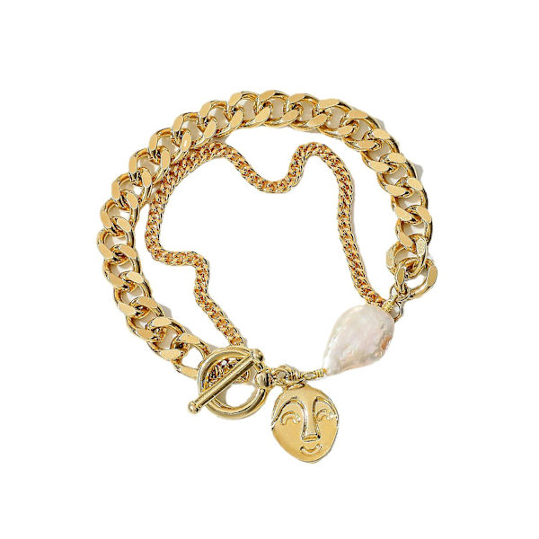Armband Baroque Pearl Daily Outfit Metallic Element B1520